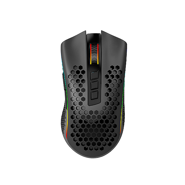 Mouse Gamer Redragon Storm Pro M808-Ks Preto Rgb Sem Fio