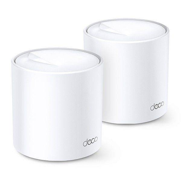 Roteador TP-Link Deco X20 V3 2-Pack Par Mesh Wi-Fi 6 Gigabit Dual-Band AX1800