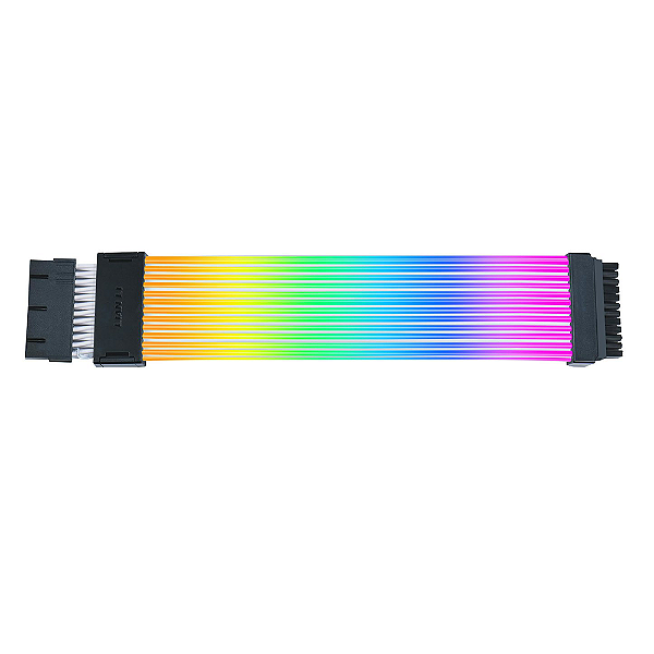 Cabo Extensor Lian Li Strimer Wireless ARGB 24 Pinos PW24-1W Preto