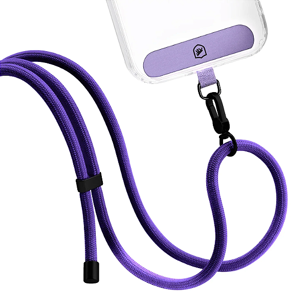 Cordão Gshield de Segurança para Celulares - Phone Strap Armor Roxo Lilás