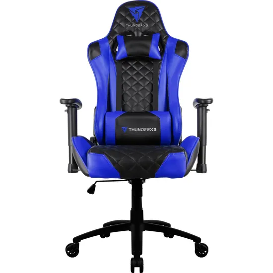 Cadeira Gamer Thunderx3 Tgc12 Preta E Azul Até 120 kg