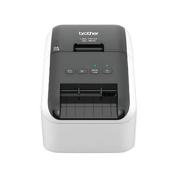 Impressora de Etiquetas Brother USB Térmica Preto/Vermelho QL-800