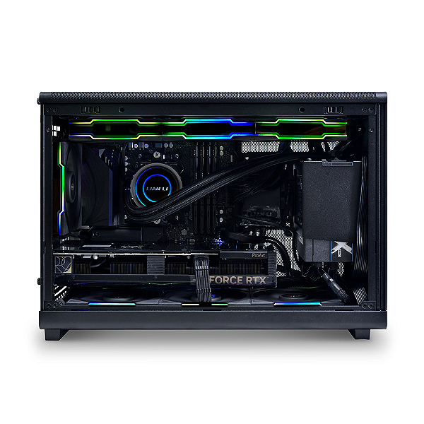 Gabinete Gamer Lian Li A3 Micro ATX Wood Edition Preto A3-MATX-WD
