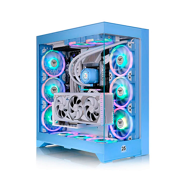 Gabinete Thermaltake CTE E660 MX Mid Tower CA-1Y3-00MFWN-00 Azul Hortênsia Claro