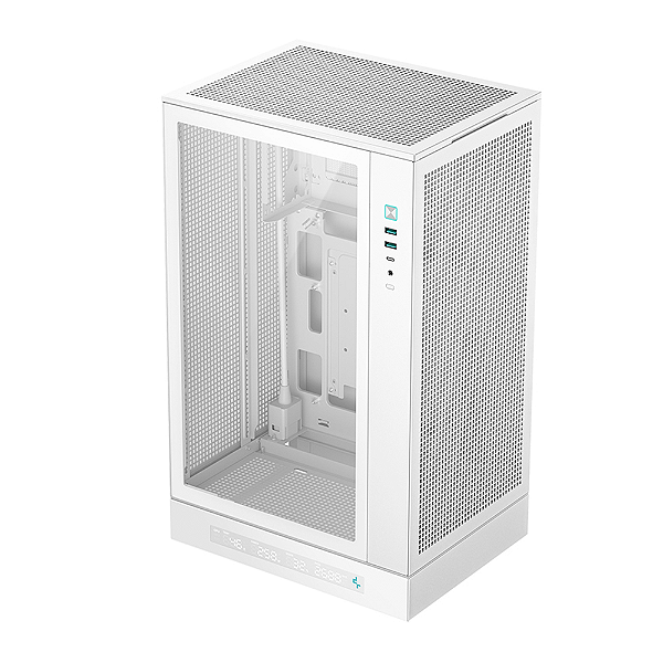 Gabinete Gamer DeepCool CH270 Digital Mini Tower Vidro Frontal Branco