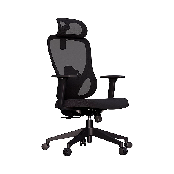 Cadeira De Escritório Ergonômica Elements Sarin Preta