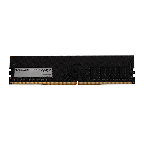 Memória Ram Desktop Redragon Flame 16GB DDR4 3200MHz Preto