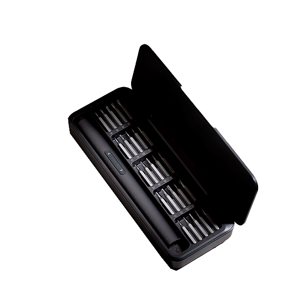 Kit Parafusadeira de Precisão Elétrica Hoto 25 em 1 Cinza