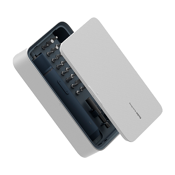 Kit Parafusadeira Hoto 3.6V Pro Elétrico com 25 Bits Cinza