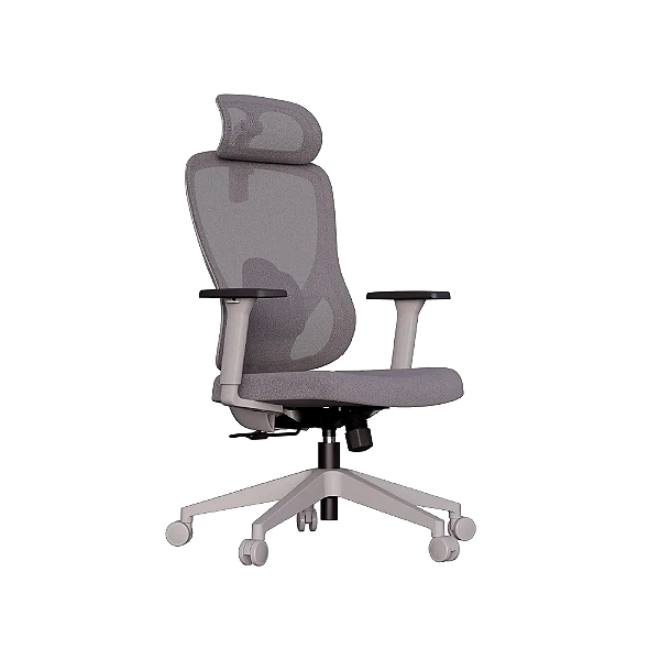 Cadeira De Escritório Ergonômica Elements Sarin Cinza