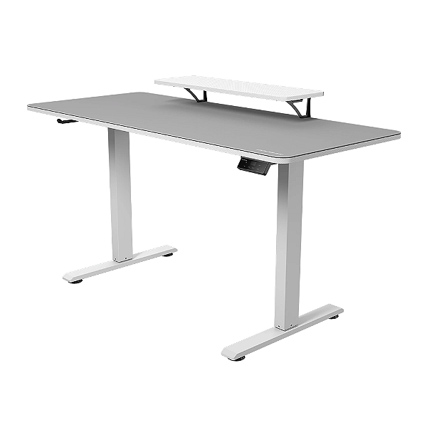 Mesa Gamer Elétrica Cougar E-Star 140cm Com Suporte Monitor Branco