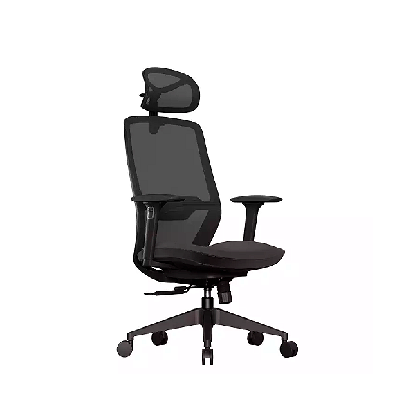 Cadeira de Escritório Ergonômica Elements Serena Preta