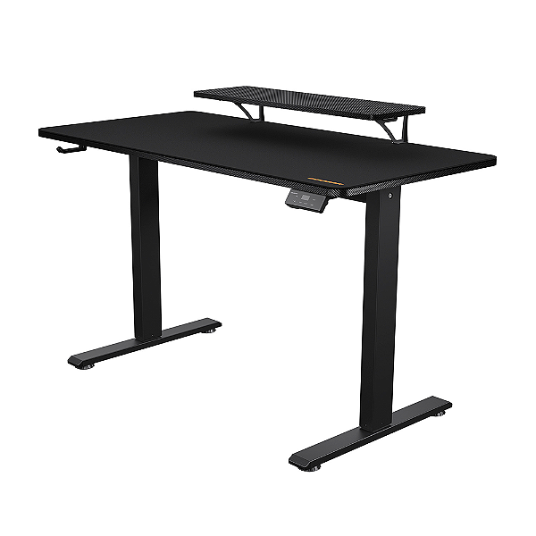 Mesa Gamer Elétrica Cougar E-Star 120cm Com Suporte Monitor Preto