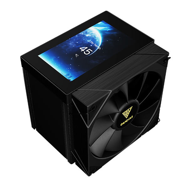 Air Cooler Gamdias Boreas M2-61L com Tela 4.3” IPS LCD Preto