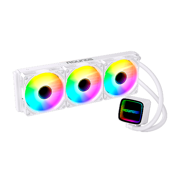 Water Cooler Gamer Round5 Euros 360 ARGB Branco