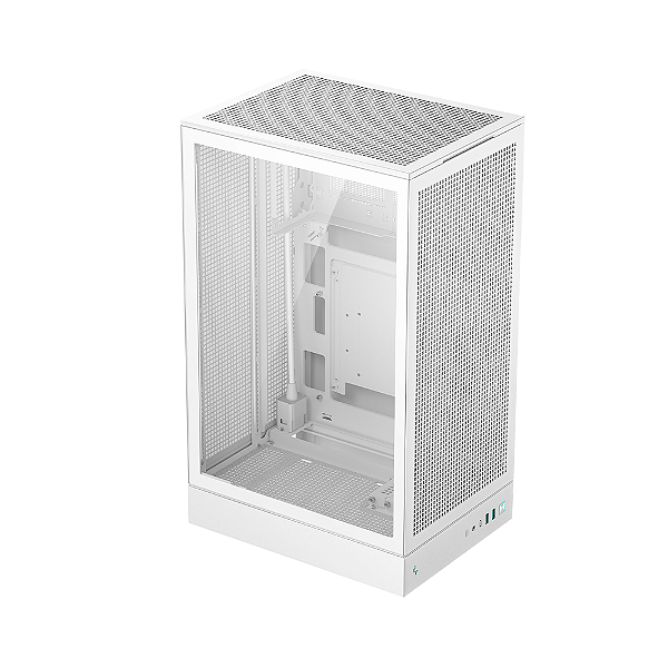 Gabinete Gamer Deepcool CH270 MicroATX Vertical Sem Fans Branco