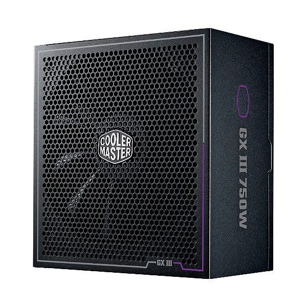 Fonte Gamer Cooler Master Modular GX III 750w 80 Plus Gold Preto