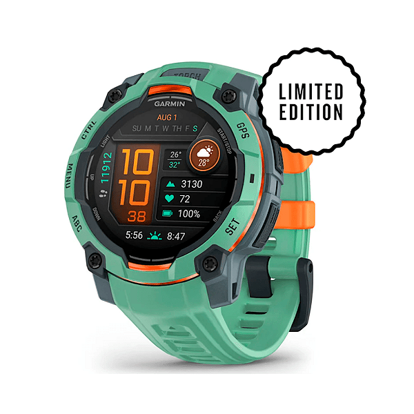 Relógio Garmin Instinct 3 Tela Amoled GPS 45mm Neo Tropical