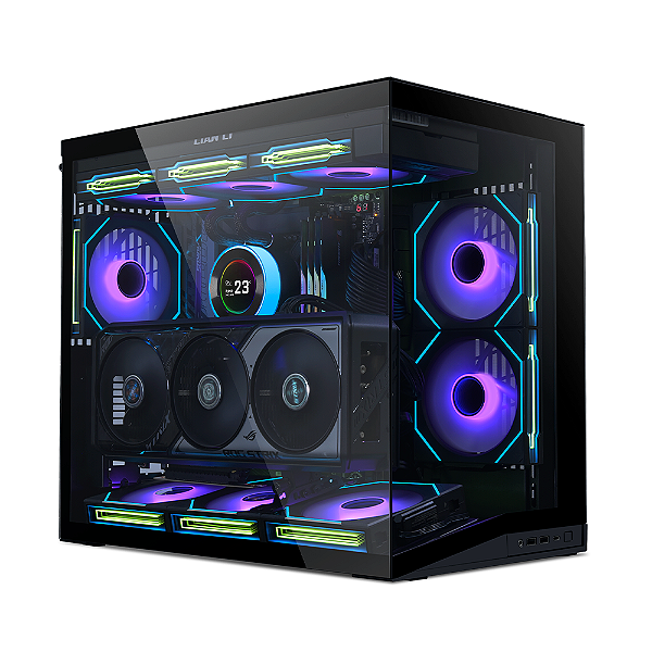 Gabinete Gamer Lian Li Mid Tower Dynamic Mini V2 Preto