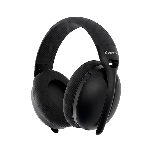 Headset Gamer Fortrek Wise Air Wireless Tri Mode Preto