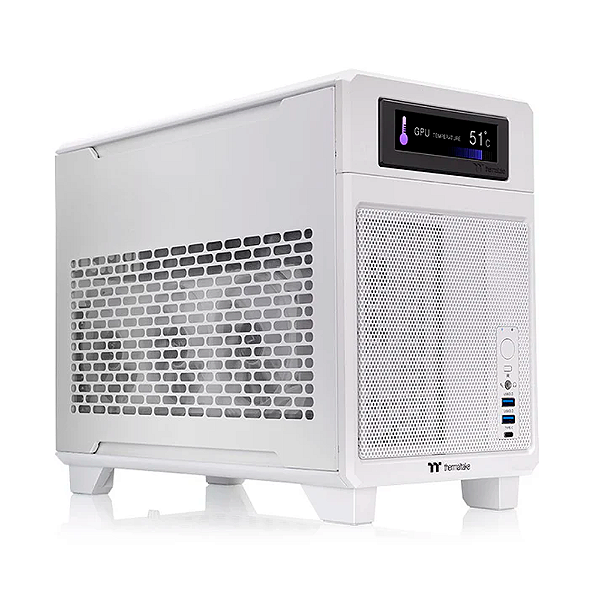 Gabinete Gamer Thermaltake TR 100 Mini Case Mini ITX SFX Branco