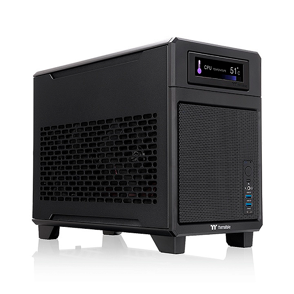Gabinete Gamer Thermaltake TR 100 Mini Case Mini ITX SFX Preto