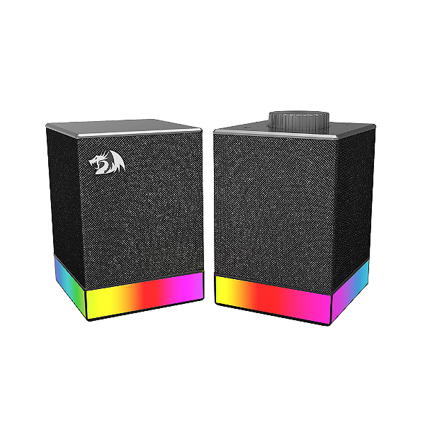 Caixa de Som Gamer Redragon Glyph 2.0 RGB GS517 Preto