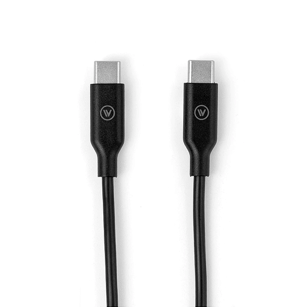 Cabo de Carregamento iWill Essencial USB-C para USB-C Preto
