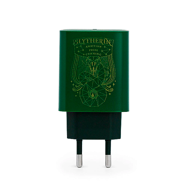 Fonte de Carregador Harry Potter Sonserina USB-C 33W Verde