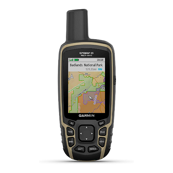 GPS Portátil Garmin GPSMAP 65 Multibanda Topográfico Preto