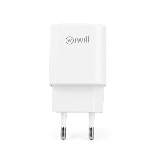 Fonte de Carregador iWill Essencial Com 2 saídas 33W Branco