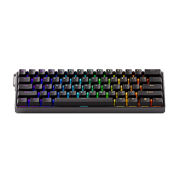 Teclado Magnético Gamer Monsgeek Fun60 Ultra TMR RGB Preto