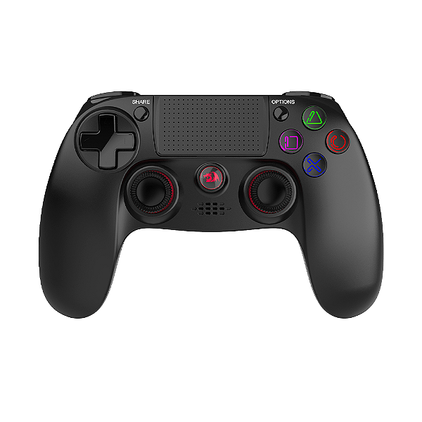 Controle Gamer Redragon Juno USB Tipo-C RGB Preto