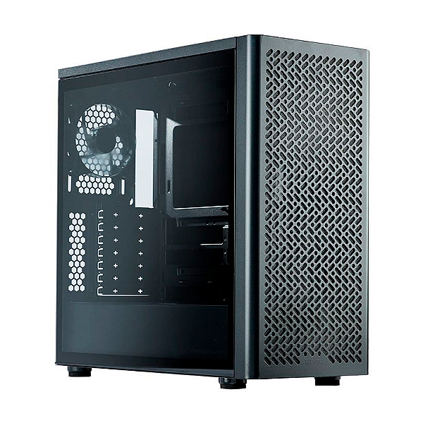 Gabinete Gamer Cooler Master Elite 502 Lite ATX Com Fans Preto