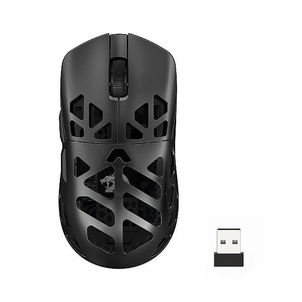 Mouse Gamer Redragon Prism Pro Tri Mode 26000 DPI 55g Preto