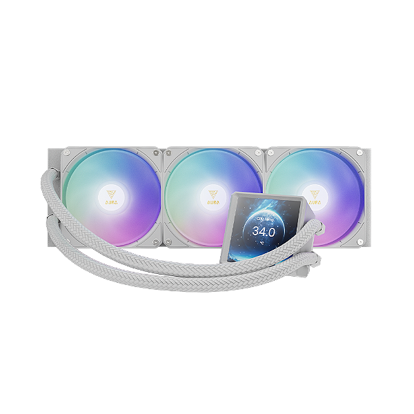 Water Cooler Gamdias Aura GL 360 Com Display Digital Branco