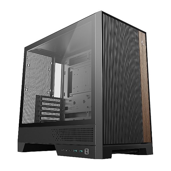 Gabinete Gamer DeepCool CL600 Mid Tower 2 Fans ARGB Preto