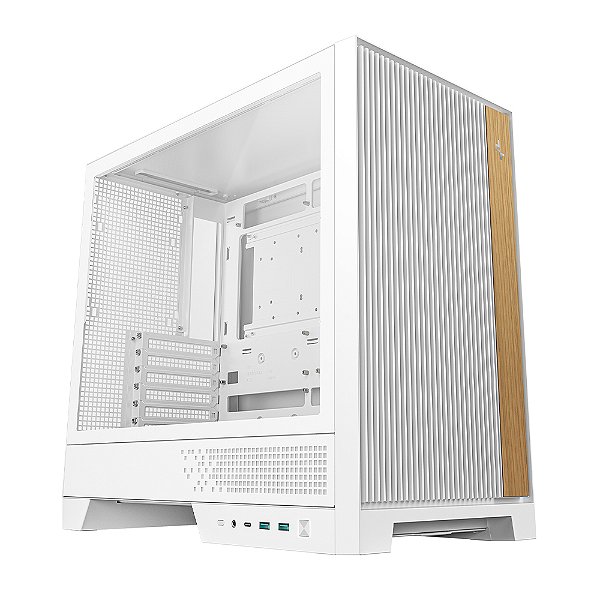 Gabinete Gamer DeepCool CL600 Mid Tower 2 Fans ARGB Branco
