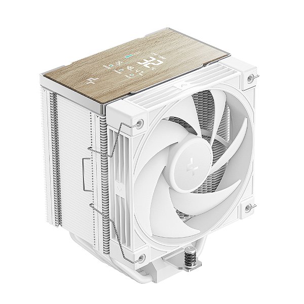Cooler Para Processador DeepCool AK700 Digital Wood Branco