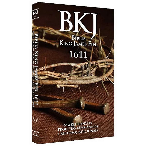 Bíblia King James Fiel 1611 Ultrafina Lettering Bible