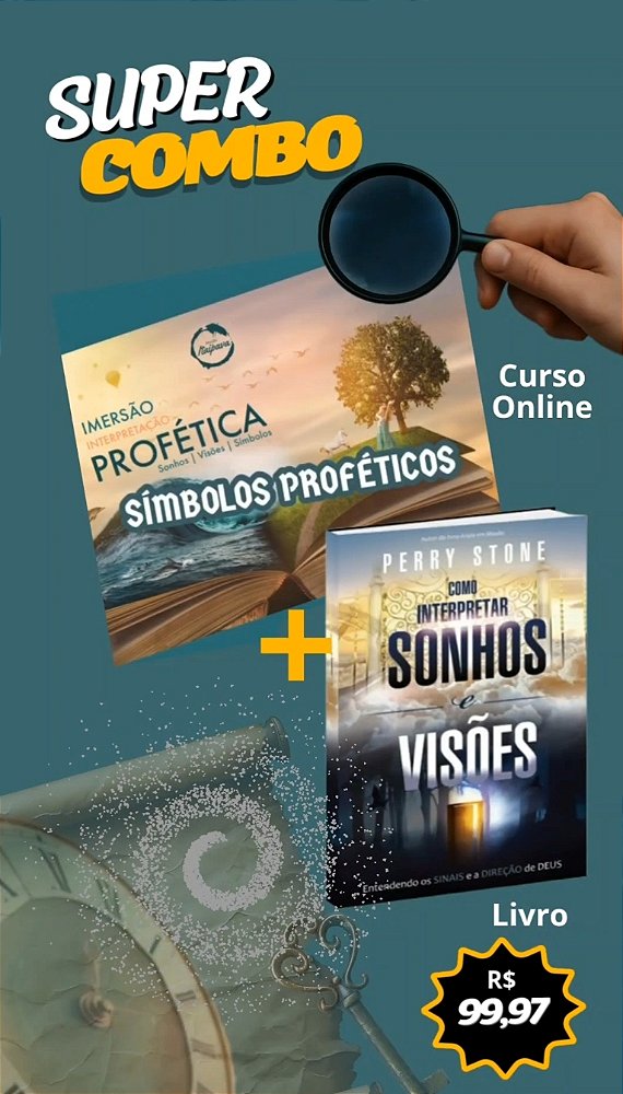 COMBO: CURSO ESTAÇÕES PROFÉTICAS+ LIVRO COMO INTERPRETAR SONHOS E VISÕES