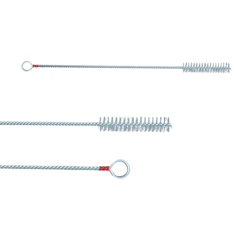 Escova para limpeza de canulados cerdas nylon haste Inox