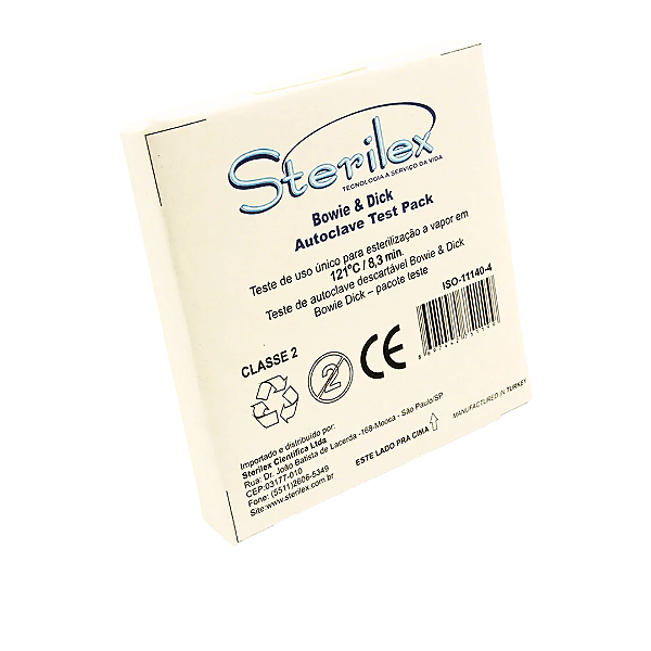 Tipo 2 Pacote Teste Bowie&Dick Sterilex