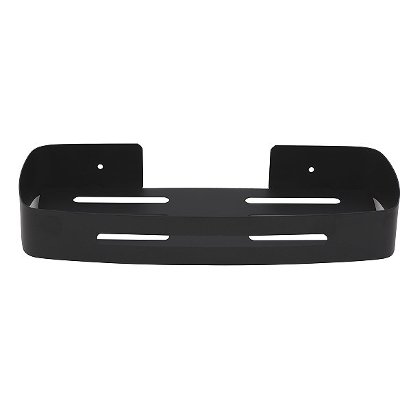 Suporte shampoo retangular parede banheiro Aço inox Preto