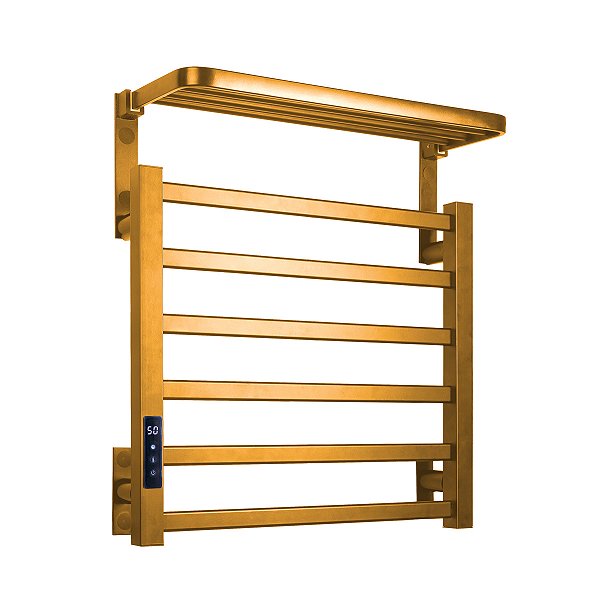 Toalheiro Elétrico Térmico Aquecido 45x 50 Dourado 220V