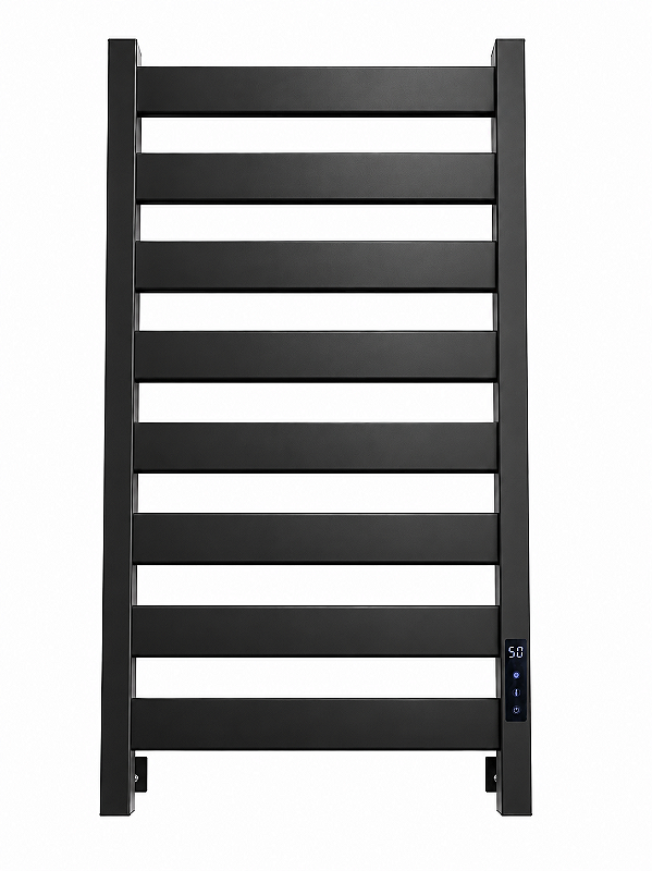 Toalheiro Elétrico 90x50 Térmico Display Digital Temporizado Grande Preto