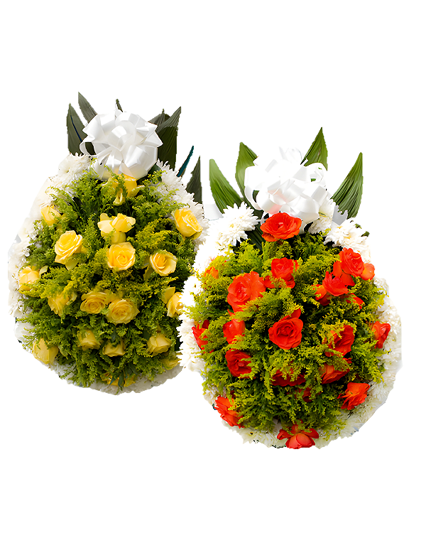 Coroa de Flores Pétalas de Amor