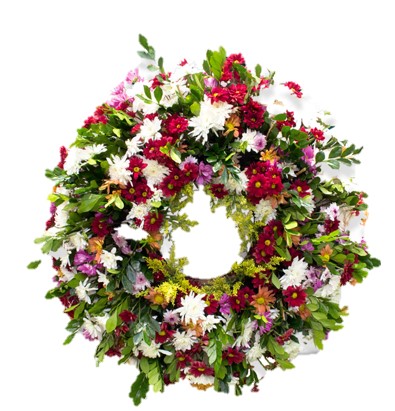 Coroa de Flores Primavera