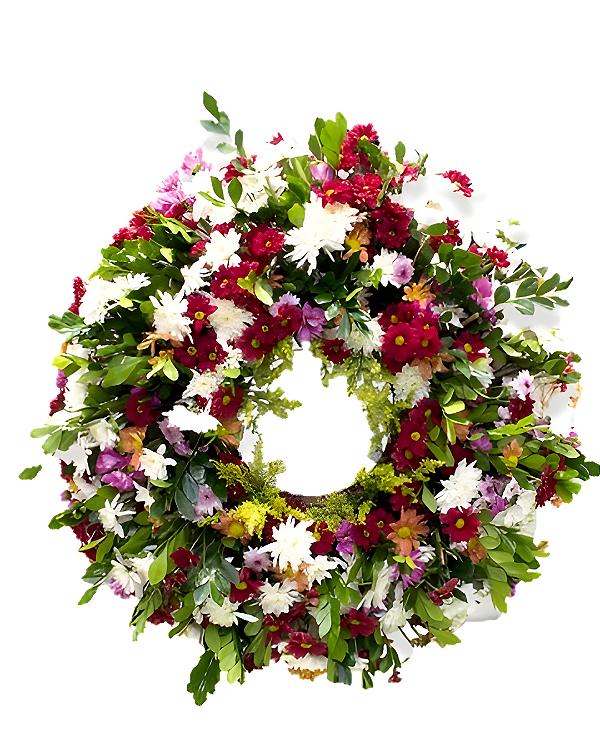 Coroa de Flores Primavera