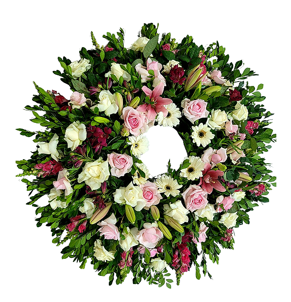 Coroa de Flores Abraço de Flores